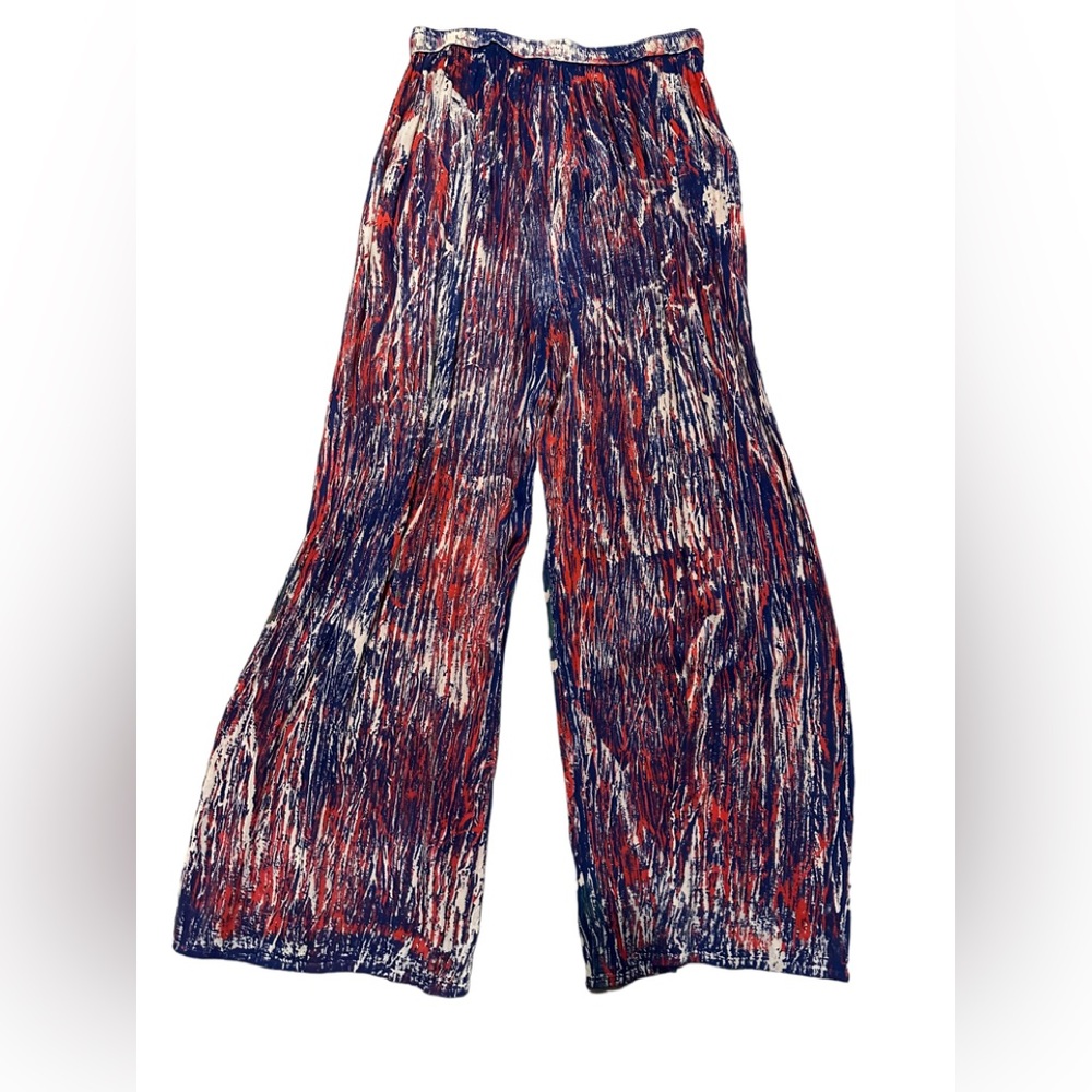 NWT.  Onesize Funky Pants by Sacred Threads BL/RD 11.  219752 - Picture 2 of 4